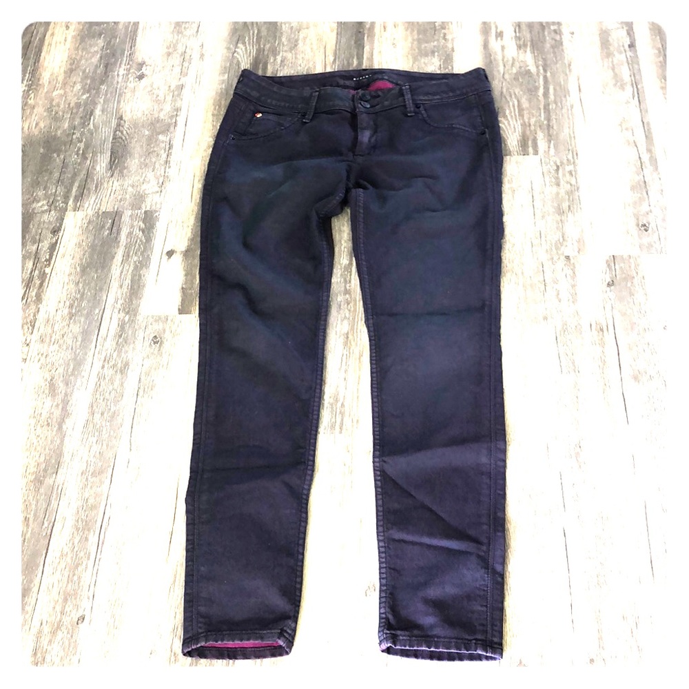 Cute dark purple Hudson skinny jeans. Sz 28